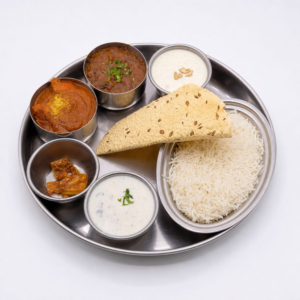 Indian Thali.