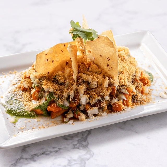 Samosa Chaat.
