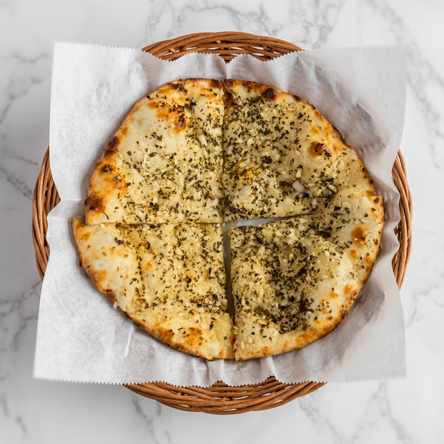 Basil Garlic Naan.